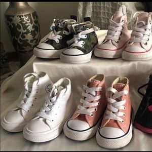 Baby converse $15 each
